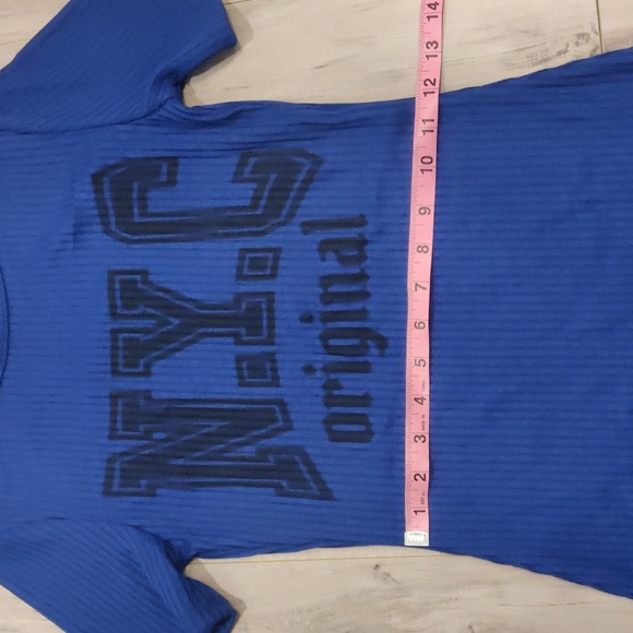 NWT H&M Blue Dress "NYC ORIGINAL" - Picture 6 of 8